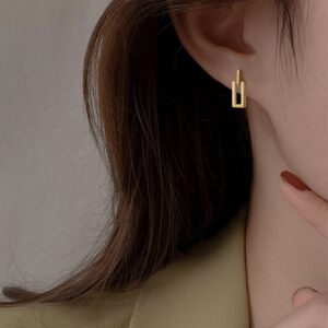 Rectangle Design Earrings
